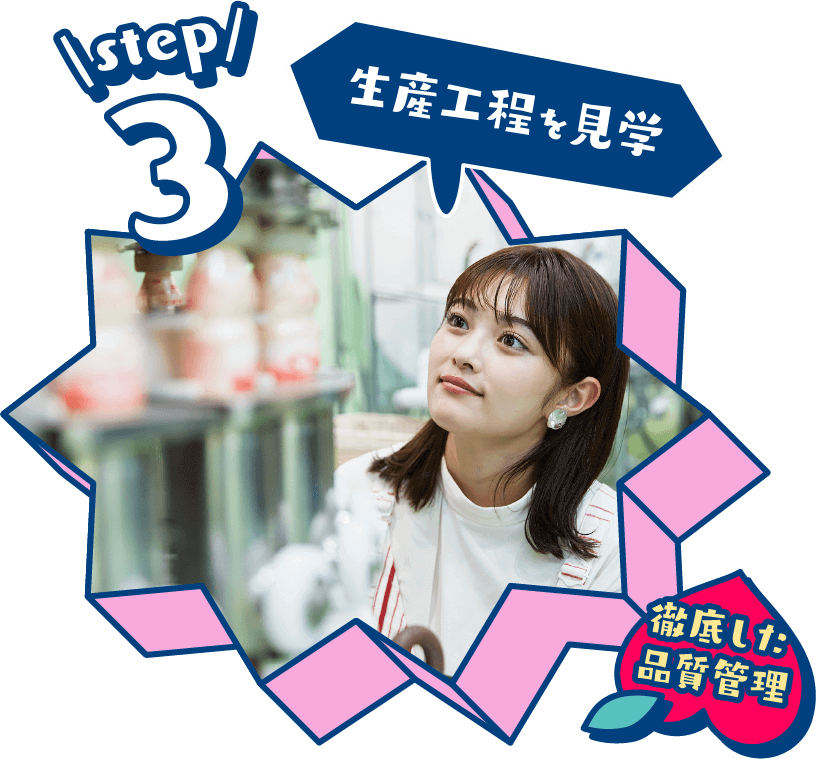 step3 生産工程を見学