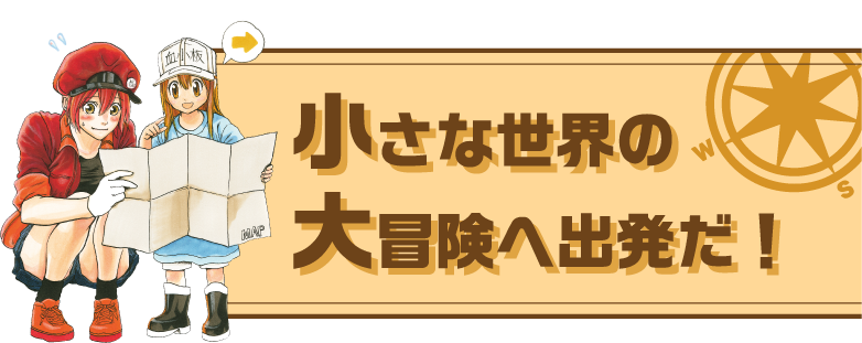 小さな世界の大冒険へ出発だ！